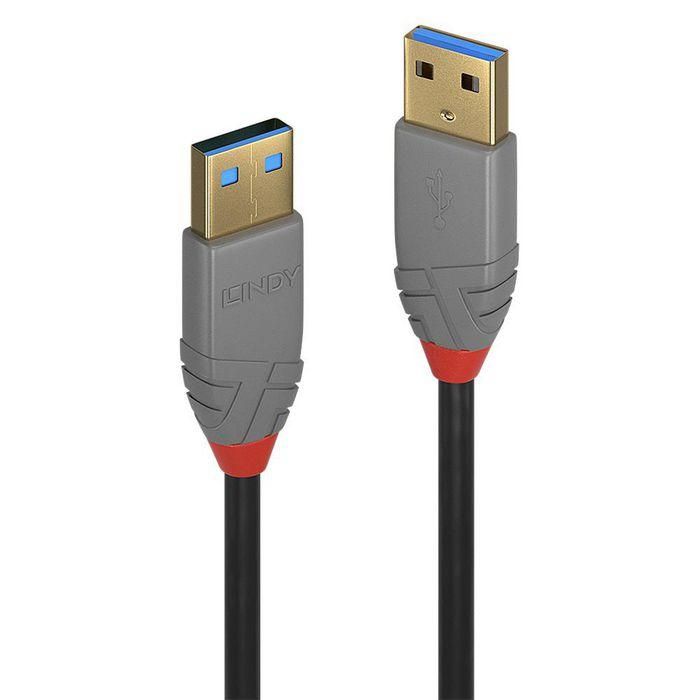 Lindy 5m USB 3.2 Type A Cable, 5Gbps, Anthra Line Lindy 5m USB 3.2 Type A Cable, 5Gbps, Anthra Line