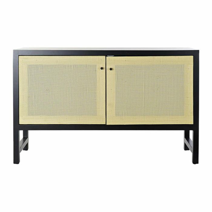 Buffet Balines DKD Home Decor Negro Natural 38 x 76 x 120 cm 2