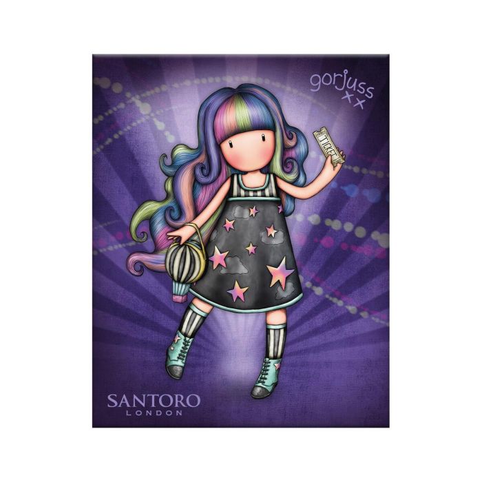 Display cuadernos notas adhesiva gorjuss™ fairground "carousel" 31,5x9,5x8,4cm 1