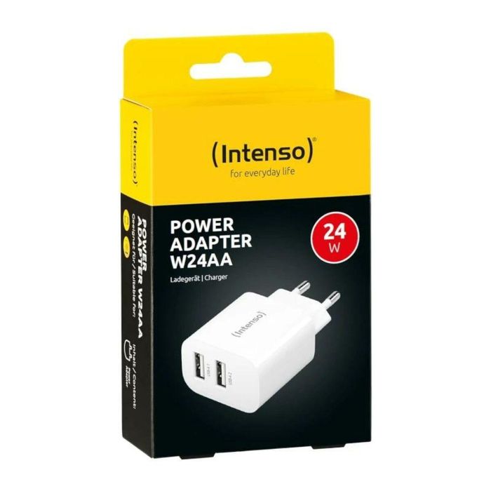 Cargador de Pared INTENSO W24AA 24 W Blanco 1