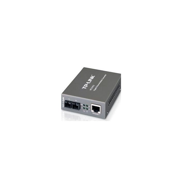 Omada MC210CS Conversor de Medios Gigabit Fibra Monomodo 1000BASE-LX a Ethernet 1000BASE-T 1310nm Conector SC 15km