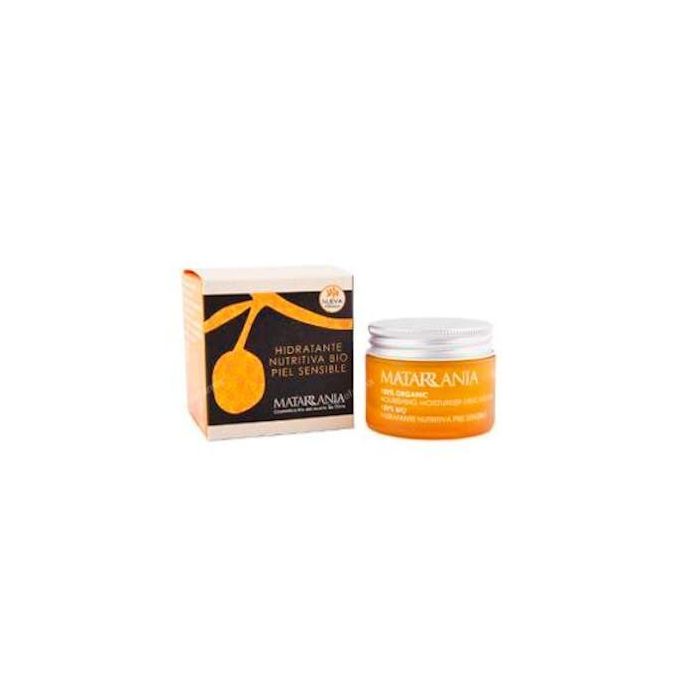 Matarrania Tratamiento Facial Hidratante y Nutritivo para Piel Sensible Reactiva, 100% Bio y Vegano con Aceite de Oliva 30 ml