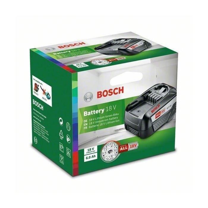 Paquete de batería BOSCH - Batería de 18V 6.0Ah 1 Paquete de batería BOSCH - Batería de 18V 6.0Ah 1