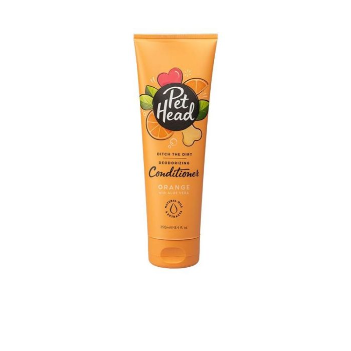 Pet Head Acondicionador Desodorante Ditch The Dirt con Carbón y Aceite de Corteza de Naranja - 250ml Pet Head Acondicionador Desodorante Ditch The Dirt con Carbón y Aceite de Corteza de Naranja - 250ml