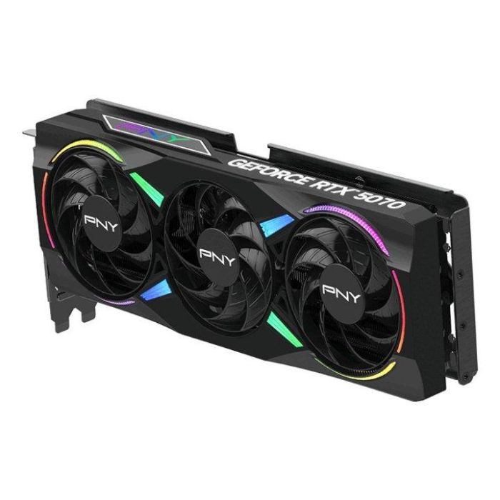 PNY Tarjeta Gráfica GeForce RTX 5070 OC 12GB GDDR7 PCIe x16 5.0 3 Ventiladores 3 PNY Tarjeta Gráfica GeForce RTX 5070 OC 12GB GDDR7 PCIe x16 5.0 3 Ventiladores 3