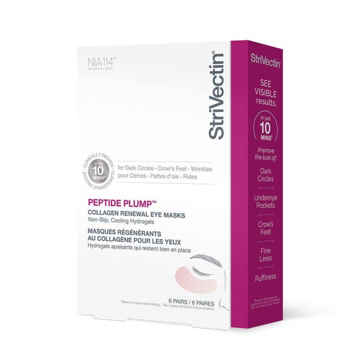 Strivectin PEPTIDE PLUMP collagen eye masks - 6 unidades