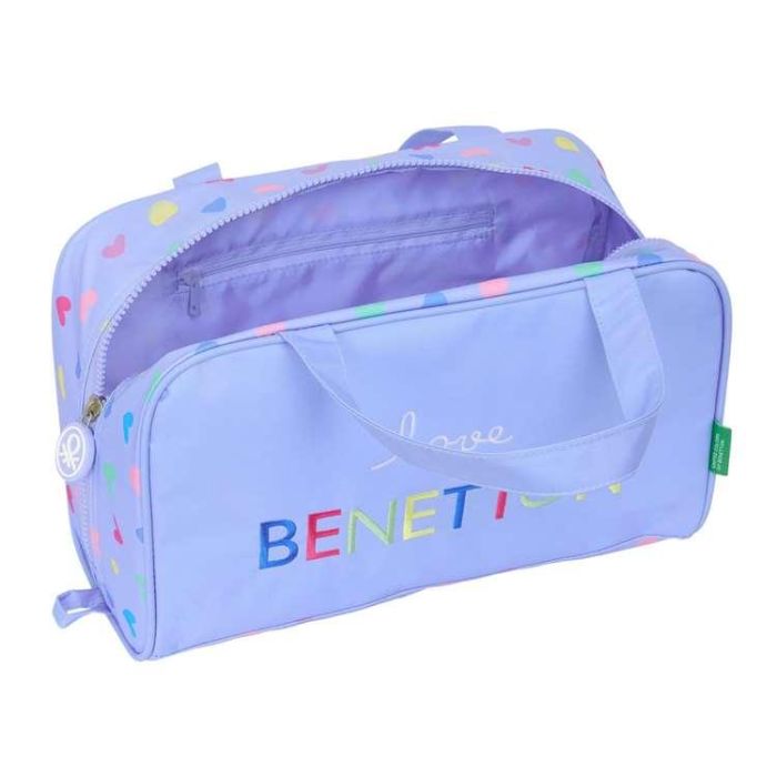 Neceser Safta Rectangular Benetton Lila 140x310x190 mm 2 Neceser Safta Rectangular Benetton Lila 140x310x190 mm 2