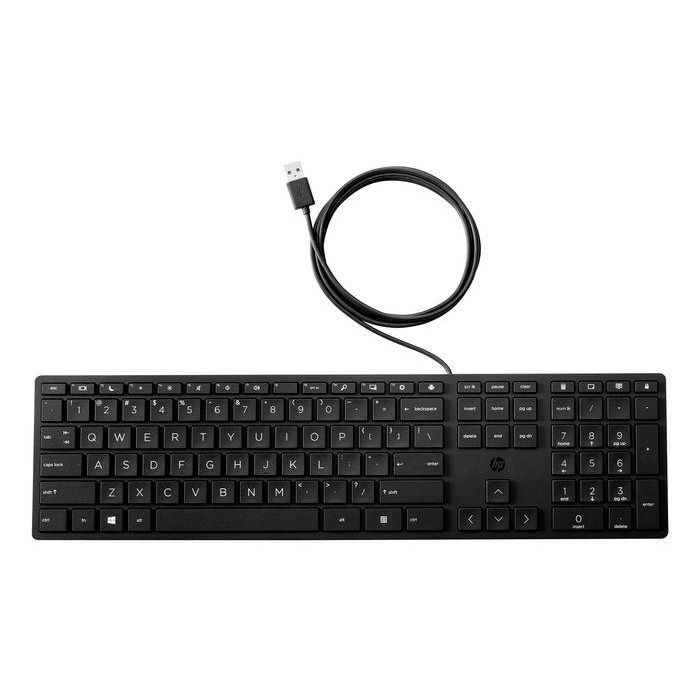 HP 320K Teclado de Escritorio con Cable USB para Productividad Cómodo y Fiable - Layout Italiano 0 HP 320K Teclado de Escritorio con Cable USB para Productividad Cómodo y Fiable - Layout Italiano 0