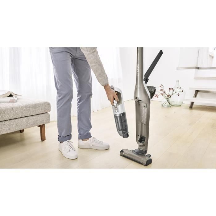 Aspirador multifunción BOSCH BBH3ALL23 inalámbrico 2 en 1 y Flexxo - 2 velocidades - 23V - 50 minutos de autonomía - Champán metalizado 5 Aspirador multifunción BOSCH BBH3ALL23 inalámbrico 2 en 1 y Flexxo - 2 velocidades - 23V - 50 minutos de autonomía - Champán metalizado 5