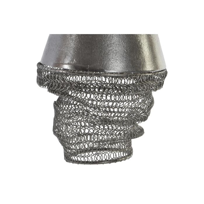 DKD Home Decor Lámpara de Techo Vintage Negra de Metal, Acabado Desgastado, 1 Bombilla E27 60W, 15x15x30 cm 1