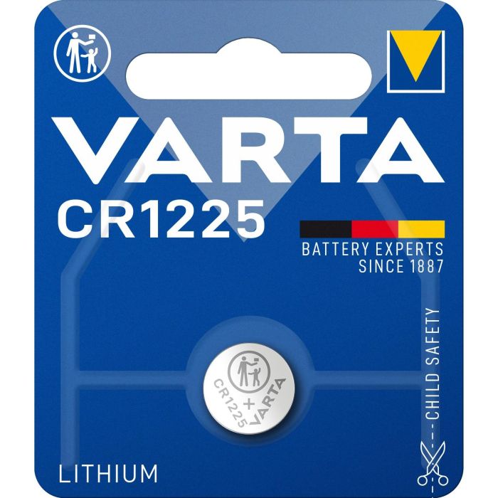 Varta Pila de Botón Litio CR1225 3V Ø12,5x2,5mm (Blister 1 Unidad)