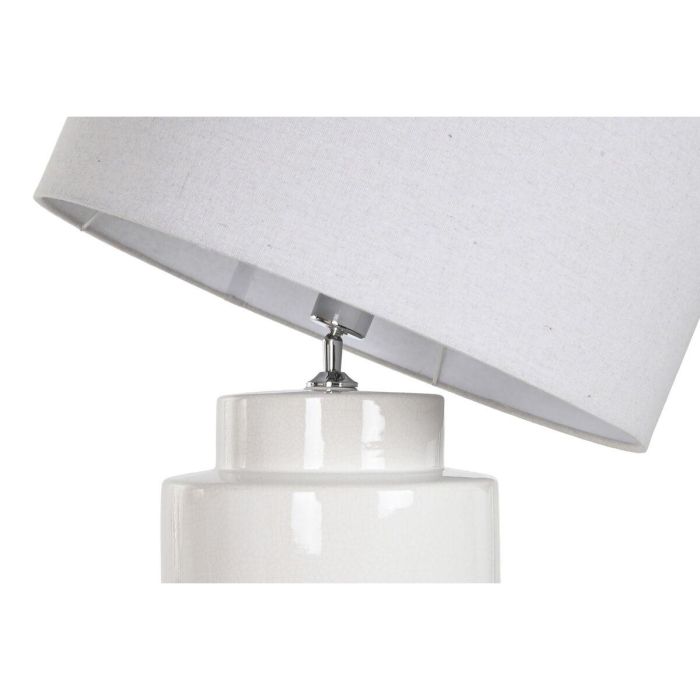 Lámpara de Pie Home ESPRIT Blanco Marrón 220 V 50 X 50 X 139,5 cm 1 Lámpara de Pie Home ESPRIT Blanco Marrón 220 V 50 X 50 X 139,5 cm 1