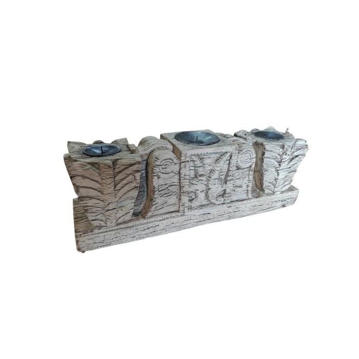 Portavela Item Home DKD Home Decor Natural 13 x 18 x 62 cm 1 Portavela Item Home DKD Home Decor Natural 13 x 18 x 62 cm 1