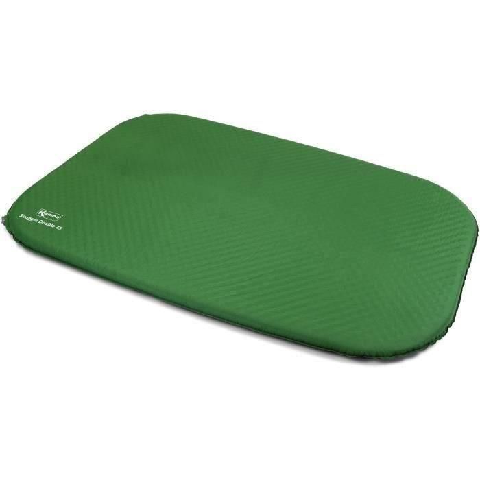 Colchón autoinflable - KAMPA - Snuggle 7.5 SIM Doble - 2 personas - 1,98 mx 1,30 m - Verde