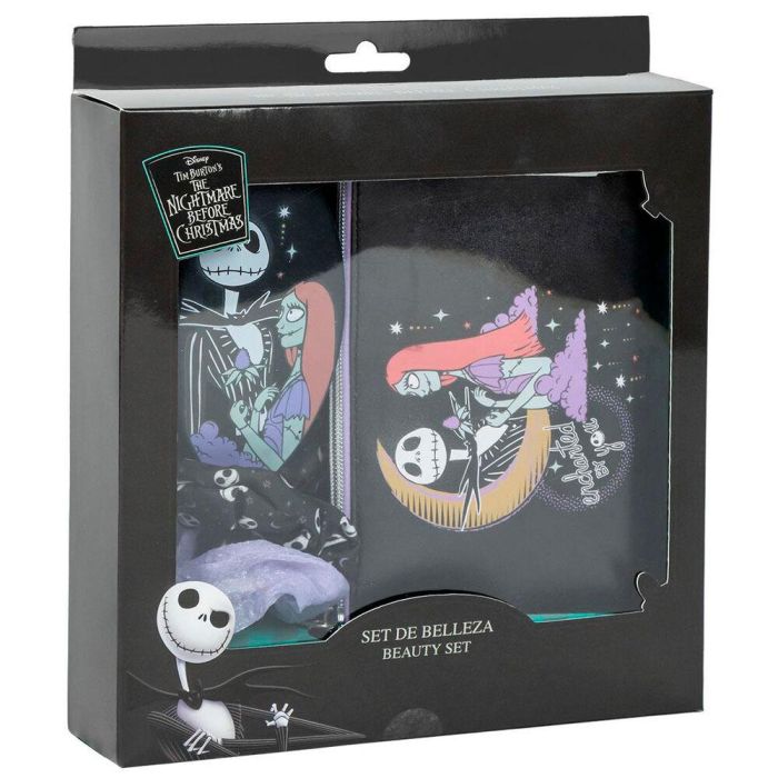 Nightmare Before Christmas Set de Belleza con Neceser, Cepillo y Gomas para el Pelo, Negro, 20 x 21.6 x 4 cm 1 Nightmare Before Christmas Set de Belleza con Neceser, Cepillo y Gomas para el Pelo, Negro, 20 x 21.6 x 4 cm 1