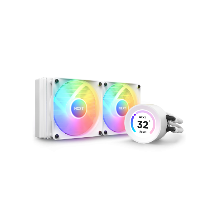 NZXT Kraken Elite 240 RGB Procesador Sistema de refrigeración líquida todo en uno 12 cm Blanco 1 pieza(s)