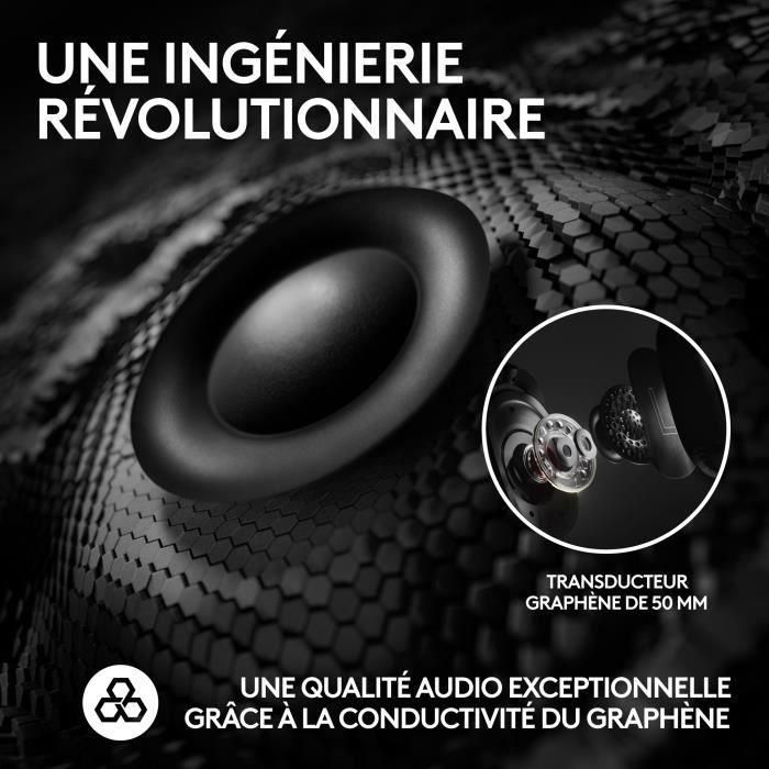 Auriculares para juegos - Inalámbricos - LOGITECH G - PRO X 2 Lightspeed - Negro 3 Auriculares para juegos - Inalámbricos - LOGITECH G - PRO X 2 Lightspeed - Negro 3