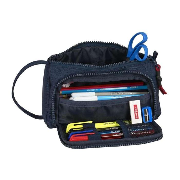 Estuche Escolar F.C. Barcelona Corporativa Azul Granate 20 x 11 x 8.5 cm (32 Piezas) 4 Estuche Escolar F.C. Barcelona Corporativa Azul Granate 20 x 11 x 8.5 cm (32 Piezas) 4