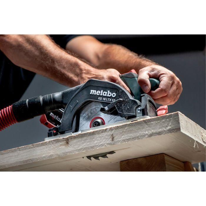 Metabo KS 18 LTX 57 Sierra Circular Portátil a Batería 18V con MetaBOX 340 1