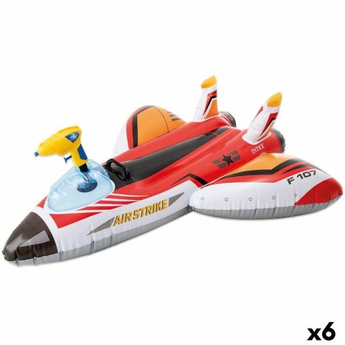 Colchoneta Hinchable Intex Pistola de Agua Avión 117 x 117 cm (6 Unidades) Colchoneta Hinchable Intex Pistola de Agua Avión 117 x 117 cm (6 Unidades)