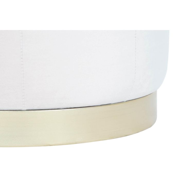 DKD Home Decor Reposapiés Rosa Dorado 60 x 45 x 60 cm Set de 3 4