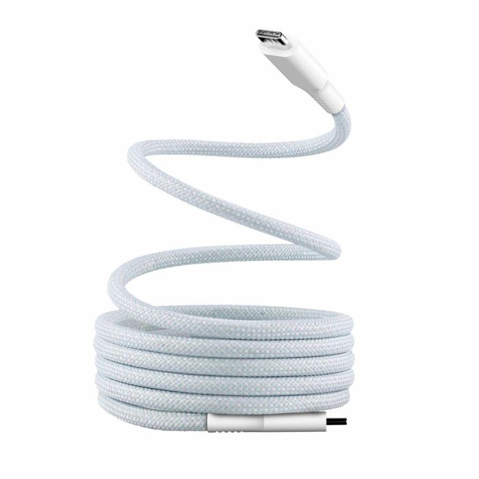TNB Cable de funda magnetica USB-C a USB-C - 1.5m - Blue TNB Cable de funda magnetica USB-C a USB-C - 1.5m - Blue
