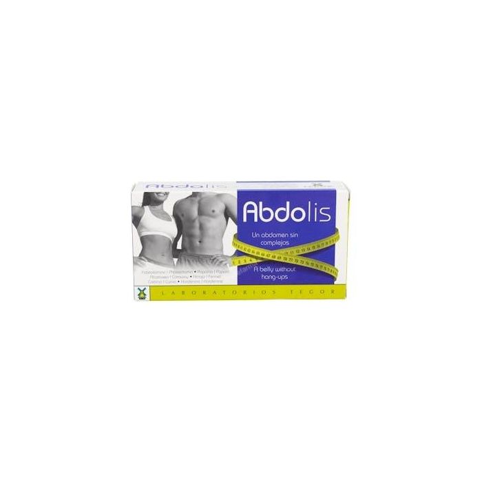 TEGOR Abdolis 60 cápsulas con Faseolamina, Hordenina, Alcaravea, Hinojo y Comino para Grasa Abdominal