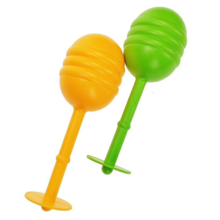 Juego maracas en bolsa y pestaña