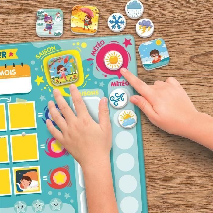 Clementoni CLE8005125529179 Mi primer calendario magnético didáctico para niños 3