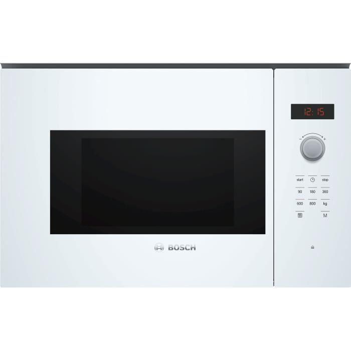 Microondas de empotrar BOSCH SER4 BFL523MW1F Blanco 59,4 x 31,7 x 38,2 cm Microondas de empotrar BOSCH SER4 BFL523MW1F Blanco 59,4 x 31,7 x 38,2 cm