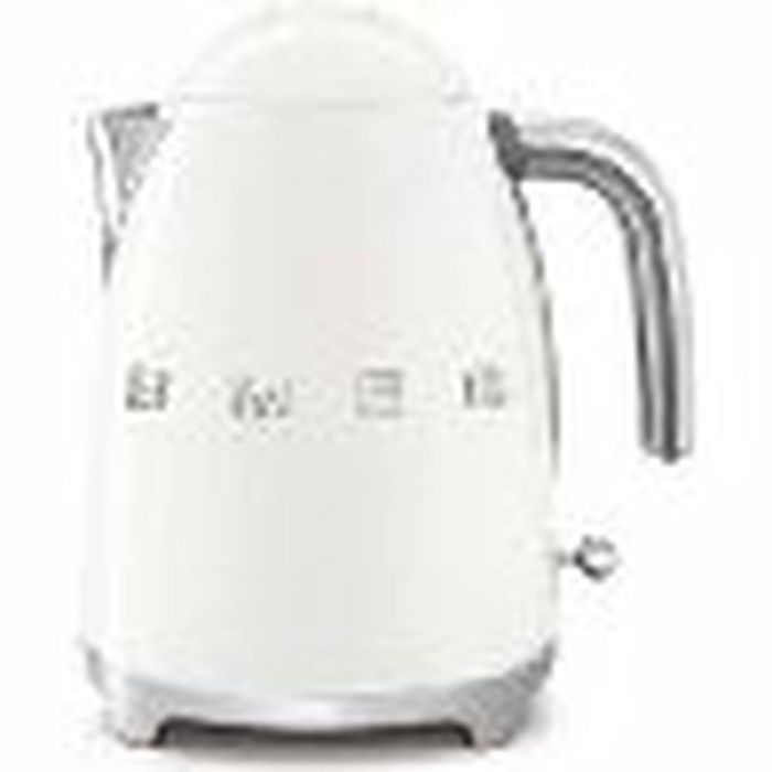 Smeg KLF03WHEU Tetera Eléctrica, 1.7 L, 2400 W, Blanco, Acero Inoxidable 1