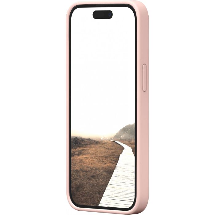 dbramante1928 Monaco MagSafe iPhone 15 Pink Sand - Funda de Silicona Reciclada, 3 Capas Protección Impactos, Agarre Suave 3