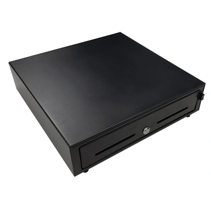 Seypos Cajon Portamonedas 410x415x110 mm con 8 Monederos y 4 Billeteros, Apertura Manual y Llave, Color Negro 1 Seypos Cajon Portamonedas 410x415x110 mm con 8 Monederos y 4 Billeteros, Apertura Manual y Llave, Color Negro 1
