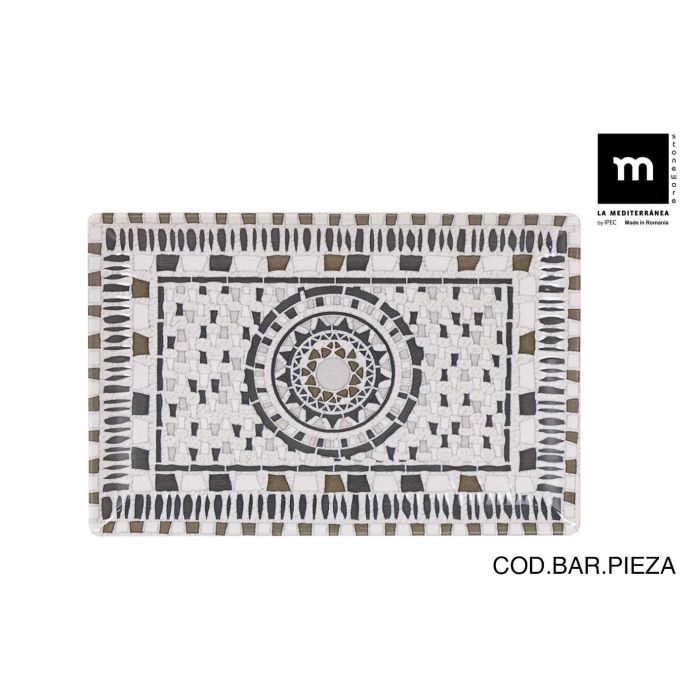 La Mediterranea Fuente Rectangular Barroc 30x20 cm Elite Brillo (6 Unidades)