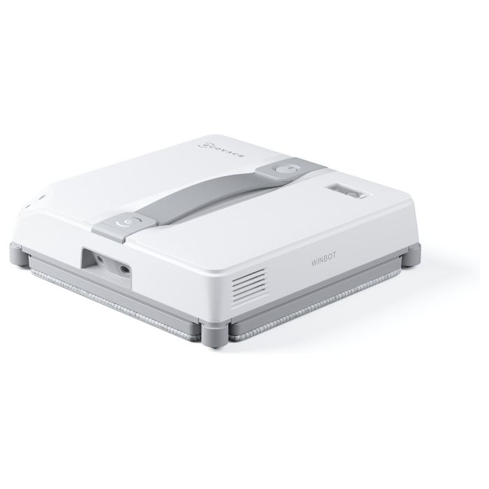 ECOVACS WINBOT Mini Robot Limpiacristales, Succión Universal 22x25 cm, Gris y Blanco, Batería de Ión-Litio, Nivel de Ruido 63 dB
