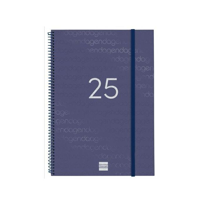Finocam Agenda Anual Year Espiral E40-210x297 mm Svv Azul 2025 Finocam Agenda Anual Year Espiral E40-210x297 mm Svv Azul 2025