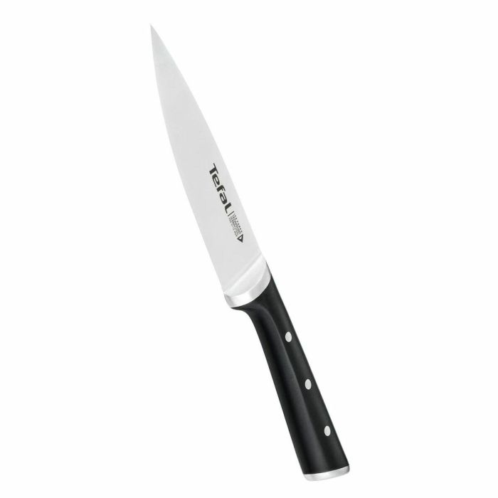 Cuchillo de Cocina Tefal K23203 Negro 7" Acero Inoxidable Plástico 15 cm 3 Cuchillo de Cocina Tefal K23203 Negro 7" Acero Inoxidable Plástico 15 cm 3