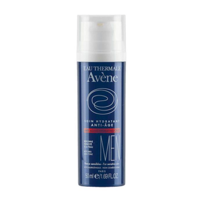 Avène HOMME Crema Hidratante Antiedad Integral Antiarrugas Reafirmante para Hombre Piel Sensible y Todo Tipo de Pieles 50 ml