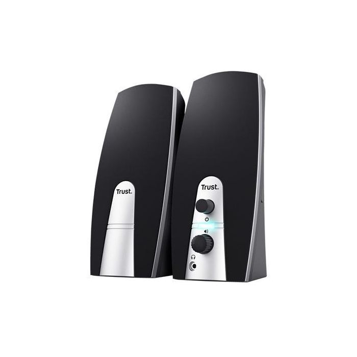 Trust Altavoces 2.0 Basics 5W Autoalimentado USB Conexión Frontal