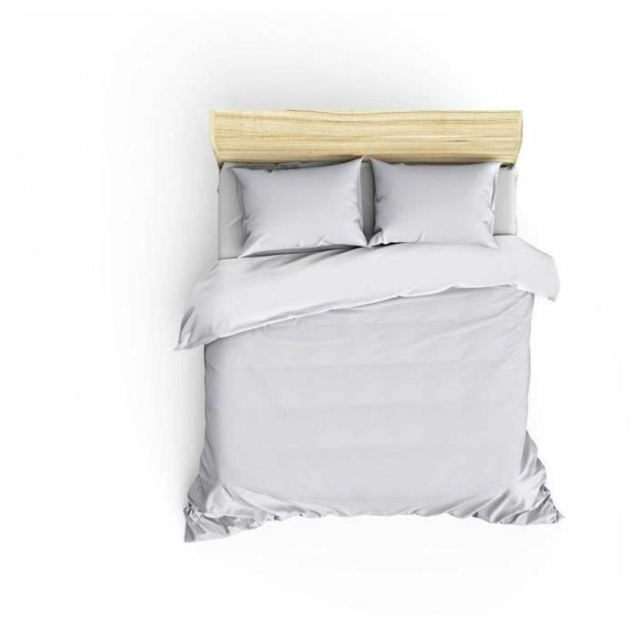 MEN8681875218046 Juego de Cama 100% Algodón Satén Blanco - Funda Nórdica 220x240 cm y 2 Fundas de Almohada 60x60 cm 3 MEN8681875218046 Juego de Cama 100% Algodón Satén Blanco - Funda Nórdica 220x240 cm y 2 Fundas de Almohada 60x60 cm 3