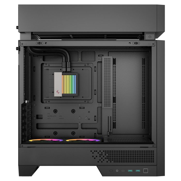 Deepcool Midi Tower CL6600 Negro ATX con Ventiladores RGB, Cristal Templado y Soporte para Refrigeración Líquida de 360mm - PC Gaming 6 Deepcool Midi Tower CL6600 Negro ATX con Ventiladores RGB, Cristal Templado y Soporte para Refrigeración Líquida de 360mm - PC Gaming 6