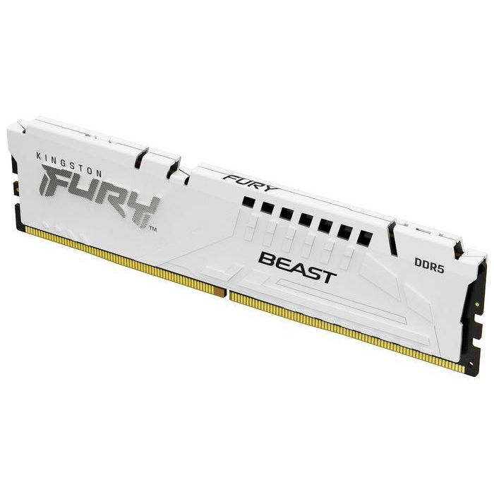 Kingston FURY Beast 32GB (2x16GB) 6000MT/s DDR5 CL30 DIMM Kit de 2 EXPO Blanco 1