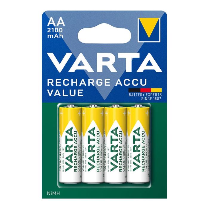 Varta Pila Recargable Accu AA HR6 2100 mAh Ni-MH Blister 4 Unidades Ø14,5 x 50,5 mm