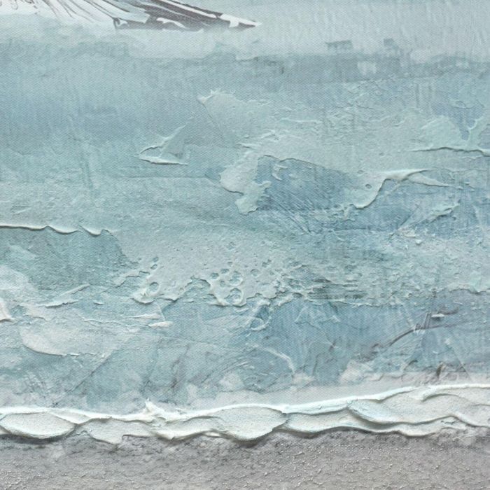 DKD Home Decor Cuadro Mediterráneo con Gaviotas Azul y Blanco 140x70 cm (2 Unidades) Lienzo 4 DKD Home Decor Cuadro Mediterráneo con Gaviotas Azul y Blanco 140x70 cm (2 Unidades) Lienzo 4