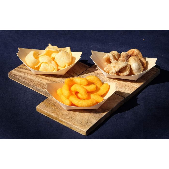 Set de 12 barquillas de madera Algon 10 cm (24 Cajas) 4 Set de 12 barquillas de madera Algon 10 cm (24 Cajas) 4