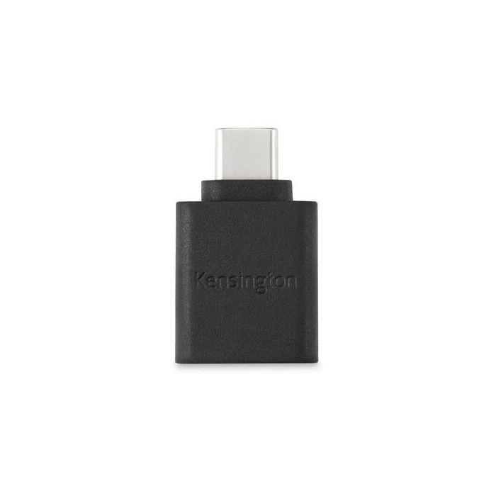 Kensington CA1010 Adaptador USB-C a USB-A M/F para Conectar Dispositivos Antiguos a Nuevos, Datos 5Gbps y Carga Rápida 3A