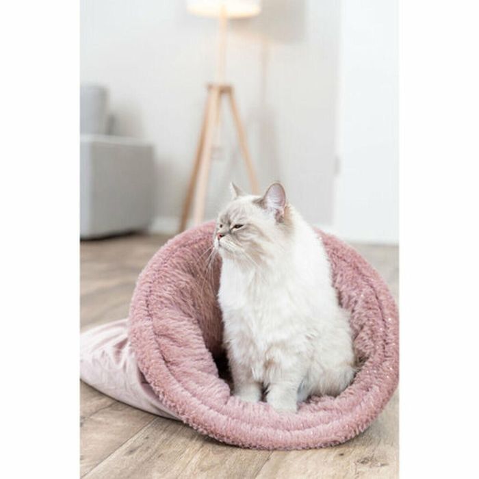 Cama para Gato Trixie Livia Soft Rosa Ø 40 X 60 CM 1