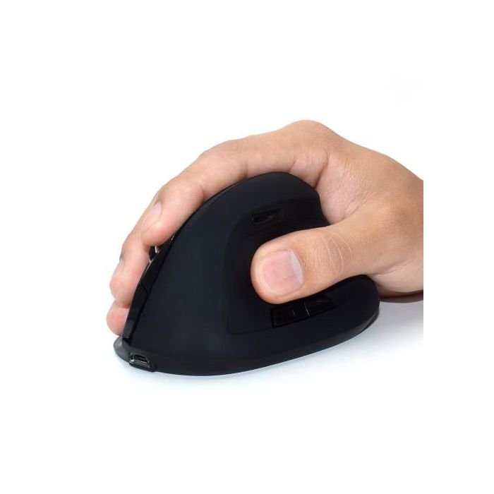 Ewent EW3158 Ratón Ergonómico Vertical Inalámbrico RF 1600 DPI Óptico Mano Derecha USB Recargable para Oficina 3 Ewent EW3158 Ratón Ergonómico Vertical Inalámbrico RF 1600 DPI Óptico Mano Derecha USB Recargable para Oficina 3
