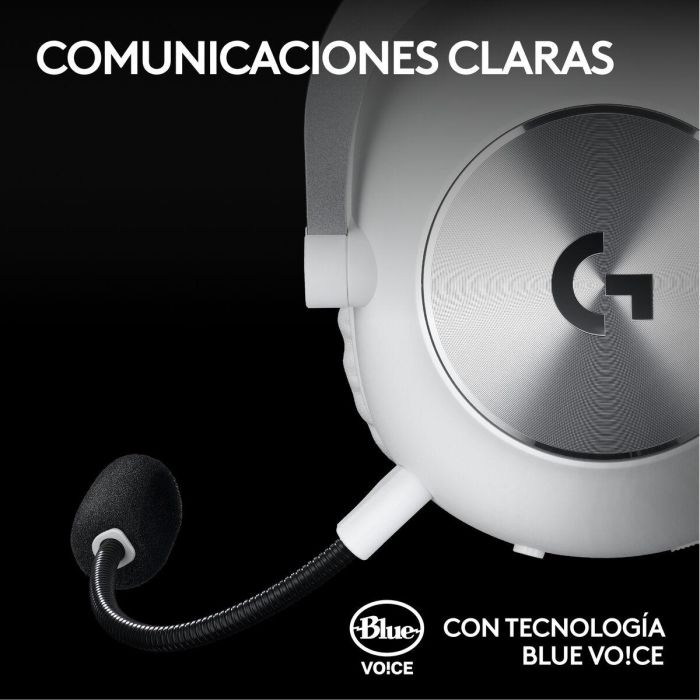 Logitech Auriculares Gaming G Pro X con micrófono cardioide, drivers Graphene 50 mm y tecnología LIGHTSPEED 2 Logitech Auriculares Gaming G Pro X con micrófono cardioide, drivers Graphene 50 mm y tecnología LIGHTSPEED 2