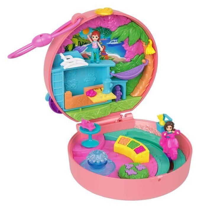 Polly Pocket - Ciclomotor Adventure - Caja 2 minifiguras y animal HWN98 5